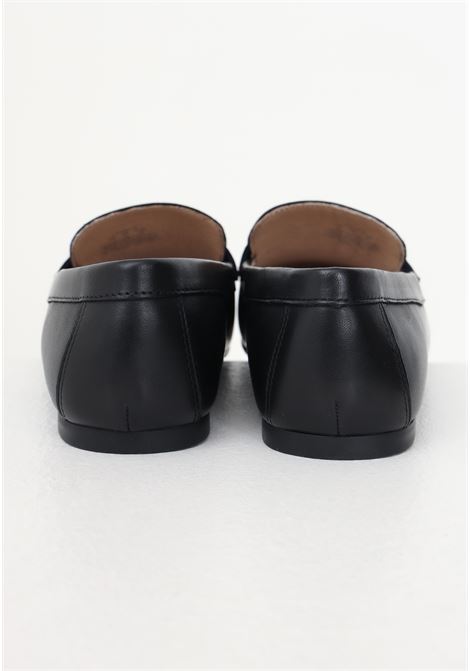 Black loafers for men and women with LRL buckle LAUREN RALPH LAUREN | 802946808001BLACK